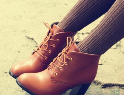 Ankle boots со шнуровкой