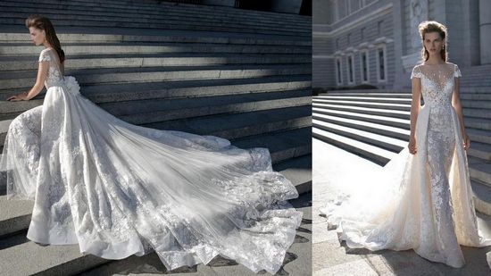Свадебные платья со шлейфом