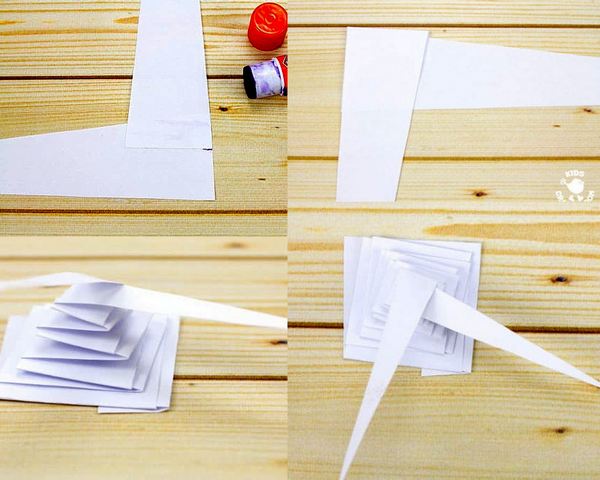 Как сделать сосульку из бумаги 