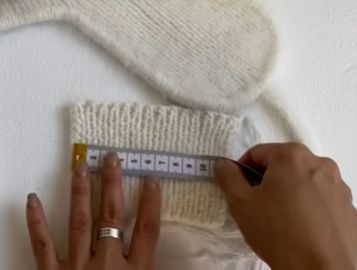 Измеряем плотность вязания